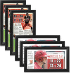 JupDec 11 × 22 Up to 13 × 24 Newspaper Frame, Premium Wood Display Case by JupDec