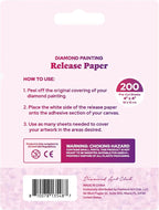 DIAMOND ART CLUB 200-Piece Premium Diamond Painting Release Paper Pack - Image 3