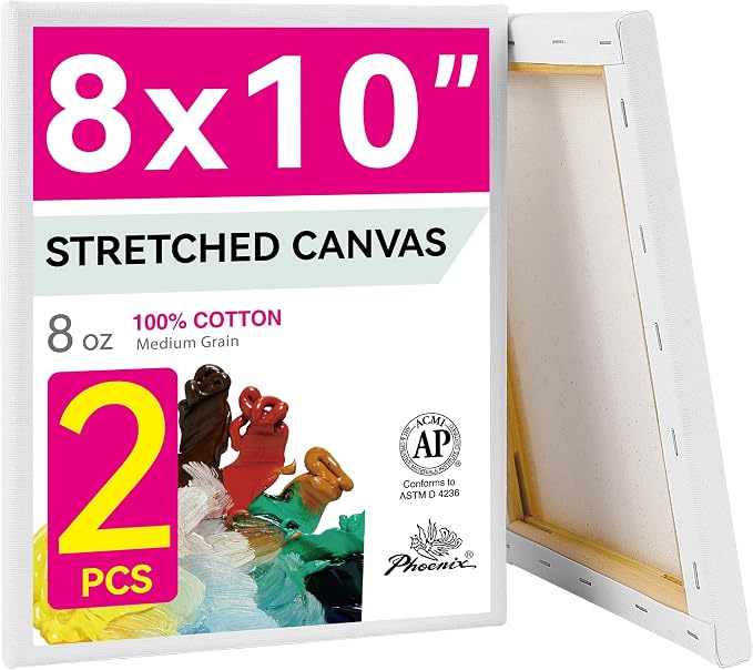 PHOENIX 8x10 Inch Pack of 2 Canvas by PHOENIX