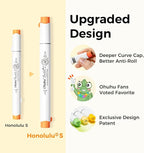 Ohuhu Alcohol Markers 48 Colors Brush& Soft Chisel AP Certified Refillable | - Image 8