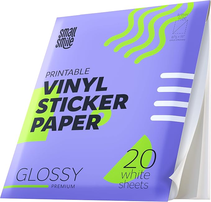 Premium Printable Vinyl Sticker Paper by SMALLSMILE