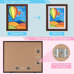 2-Pack Kids Art Frames, 11x14 Front Opening Kids Artwork Frames Changeable - Image 4