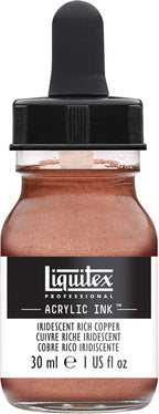 Liquitex Professional Acrylic Ink, 1-oz Jar, Iridescent Rich Copper by Liquitex