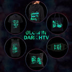 Tintnut Galaxy Glow in the Dark HTV Vinyl, stretch washable, suitable - Image 4
