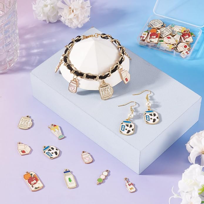 Enamel Food Charms Cute Assorted Food Pendants Sweet Dessert Charms - Image 3