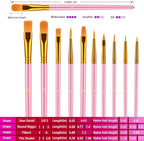 Paint Brushes Set, Oil Watercolor Acrylic Paint Brush, Artist Paintbrushes - Image 4