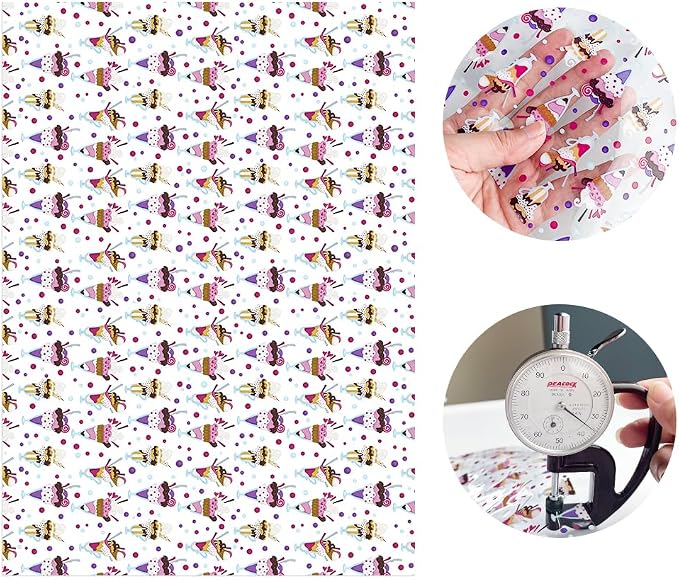 ONEART | 10 Pieces Clear PVC Vinyl Sheets, A4 Size See Through Waterproof Vinyl - Image 5