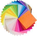 6" x 6" Felt Fabric Sheets for Crafts, 1mm Thick, Squares Non-Woven Felt Fabric - Image 6