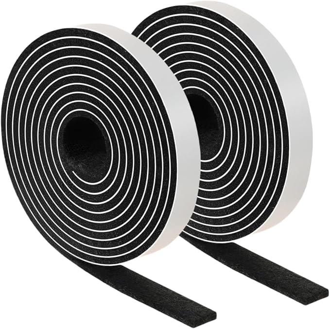 Furnigear Felt Strips with Adhesive Backing Heavy Duty Cuttable Felt Tape Roll by Furnigear