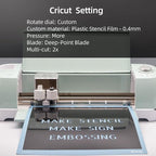 Opaque Black Plastic Sheets, 7.5mil 12” X 12” Craft PET Film, PET Stencil - Image 3
