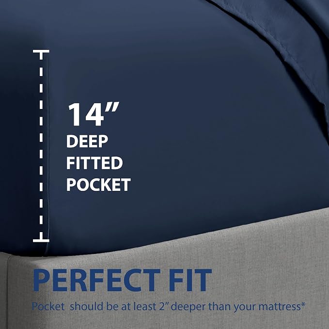 Cathay Home King Fitted Sheet - Image 3