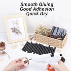 Manarty Black Hot Glue Sticks Full Size, High Low Temp - Image 4