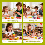 Both idea Air Dry Clay Kit, Food Theme | 12 Packs, Non-Toxic Kids Gift | School - Image 7