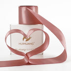 HUIHUANG Dusty Rose Wired Ribbon 2.5 inch Rose Pink Satin Wire Ribbon - Image 7