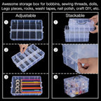 SGHUO 7-Tier Stackable Storage Container Box - Image 3