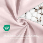 FreshCulture Pure Cotton Fitted Sheets Twin XL Size, 300 Thread Count Percale - Image 6