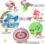 8 Pack Gnome Diamond Art Coasters Kits - Image 3