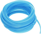 uxcell PET Expandable Sleeving 20ft 1/4" Sky Blue Cable Management Sleeve Cord by uxcell