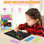 ZMLM Scratch Paper Art-Crafts Gift: 2 Pack Rainbow Notebooks Supplies Toys - Image 2