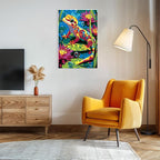 Lxmsja Colorful Gecko Paint by Numbers Kit - Image 3