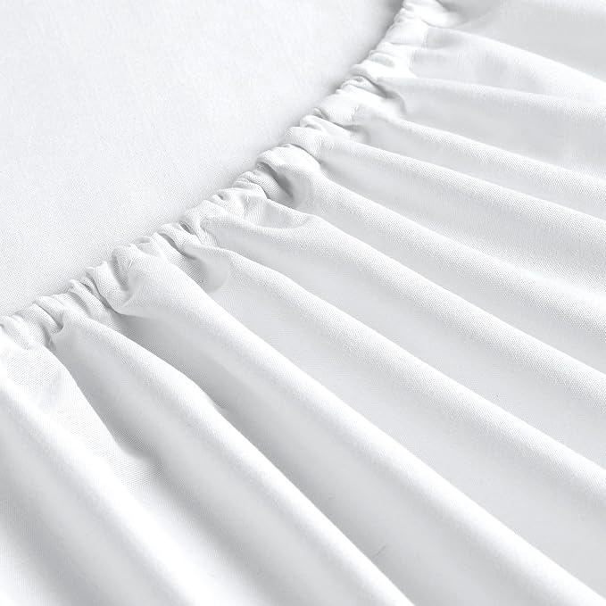 FreshCulture Twin Fitted Sheets, Bulk Pack of 6, Deep Pocket, Soft Microfiber - Image 6