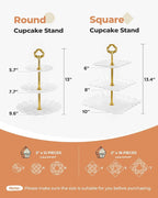 Kootek Dessert Cupcake Stand, 3 Tiered Cup Cake Holder Tower Stand Riser& - Image 3