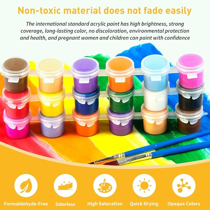 Paint by Numbers Kit for Adults, Tree Paint by Numbers, Crafts for Adults for - Image 6