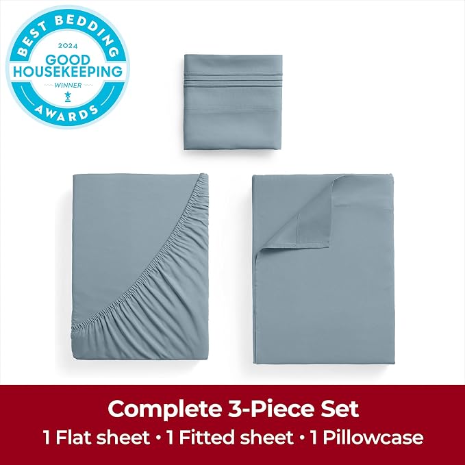 Mellanni Extra Deep Twin Sheets - Image 4