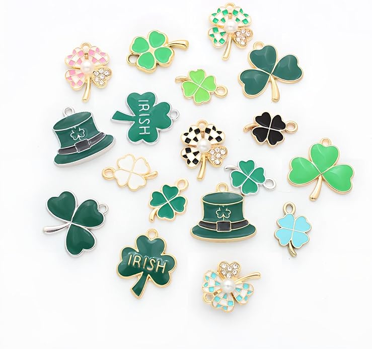 Bulk Gold Enamel Charms for Jewelry Making, Colorful Metal Charms Pendant for - Image 5