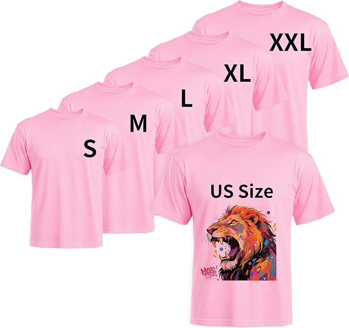 Joyclub 5 PCS Unisex Sublimation Blanks Bulk Polyester T Shirts by Joyclub