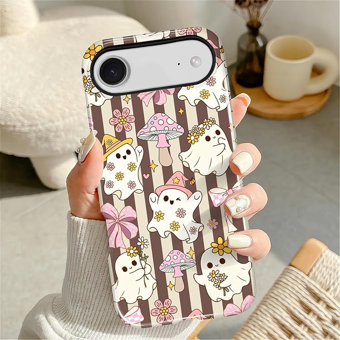 Case for iPhone 17 Air, Scratch Resistant Hybrid Double Layer Hard Shell，Cute - Image 7