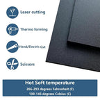 12 Pack Black Plastic Sheet 12x16x0.04 in Flexible High Tensile Plastic Sheets - Image 3