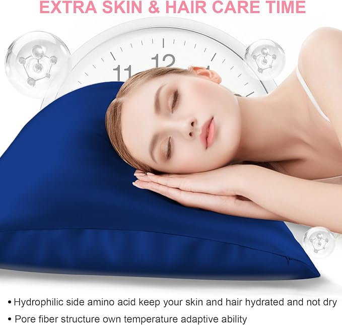 Silk Pillow Cases 2 Pack King Size - Image 3
