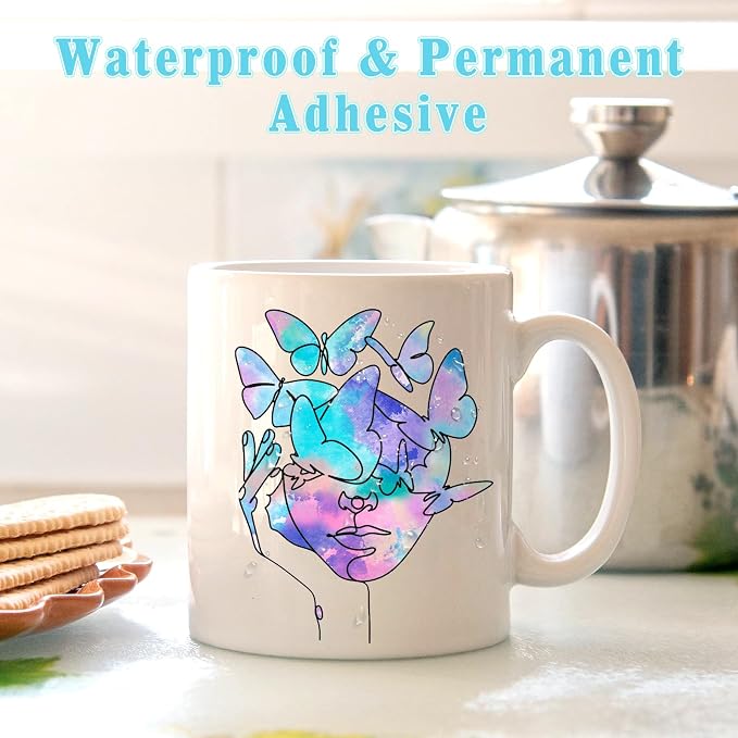 Blending Patterned Permanent Adhesive Vinyl 16 Sheets 12'' x 10'' | Bandhnu - Image 5