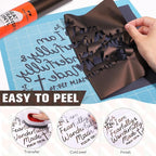WRAPXPERT Metallic Brown HTV Heat Transfer Vinyl Roll, Heat Press Vinyl - Image 4