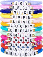 Heishi Surfer Clay Bead Bracelets Set by RINTOLER