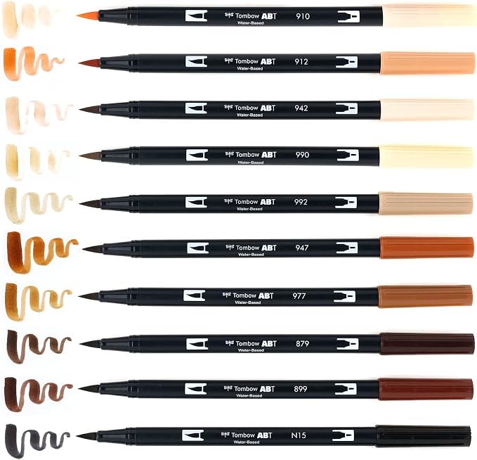 Tombow 56170 Dual Brush Pen Art Markers, Brush and Fine Tip Markers - Image 5