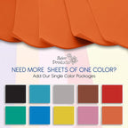 Adhesive Orange EVA Foam Sheets - Image 4