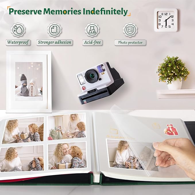 Artfeel Photo Album Self Adhesive Scrapbook, Large Photo Book - Image 2