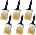 3 inch Flat Paint Brushes, Professional Paint Tools by LAPXSNZD
