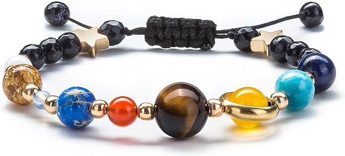 Fesciory Women Solar System Bracelet Universe Galaxy The Eight Planets Guardian by Fesciory