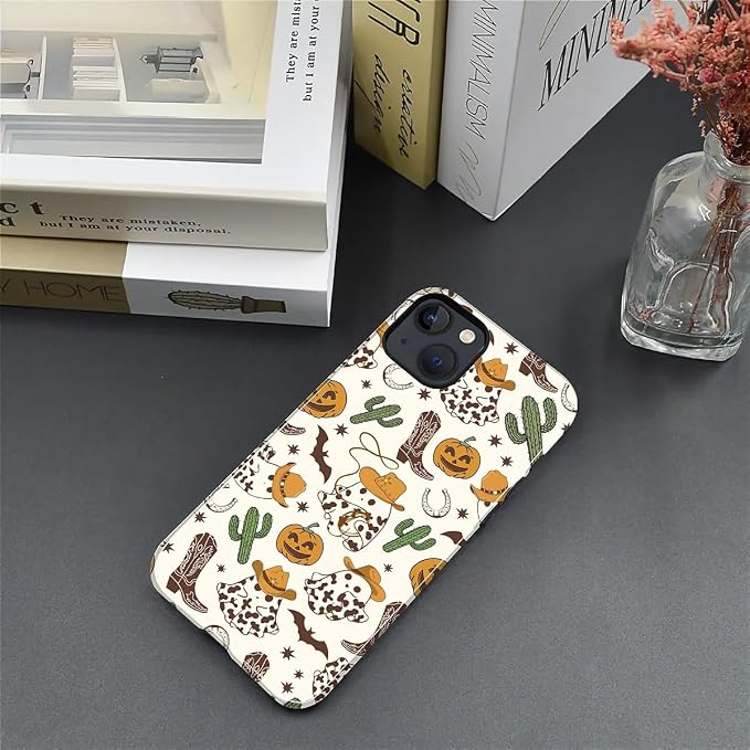 Case for iPhone 15, Scratch Resistant Hybrid Double Layer Hard Shell，Halloween - Image 5