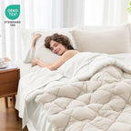 MUXHOMO 7 Pieces California King Comforter Set, Reversible Bed in a Bag Cal - Image 4