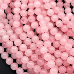 Zenkeeper About 180 Pcs Rose Quartz Beads by Zenkeeper