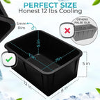 Ice Block Form Makes 12 Lb. Ice Cube 11" x 7" x 5" Largest Available Ice Block - Image 3