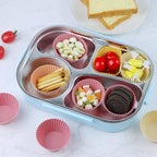 Silicone Baking Muffin Cups 12 Pack, Reusable Cupcake Liners Cake Molds - Image 4
