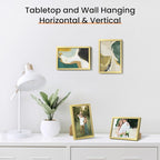 upsimples 4x6 Picture Frame Set of 3, Made of High Definition Glass - Image 6