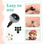 TOAOB 140pcs 10mm Colorful Plastic Safety Eyes Craft Eyes - Image 5