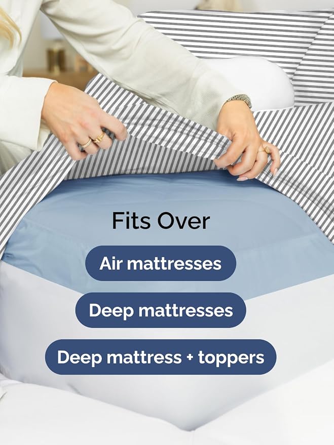 Extra Deep Twin Fitted Sheet - Image 6