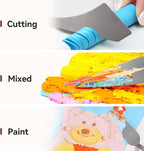 3 Pieces Palette Knife Set Stainless Steel Spatula palette knife - Image 5